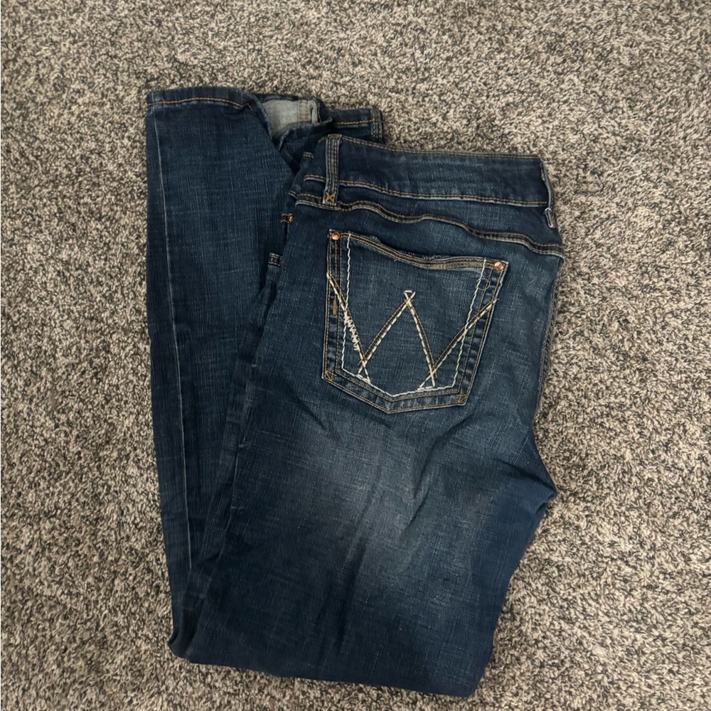 Wrangler Women's Dark Blue Boot Cut Jeans